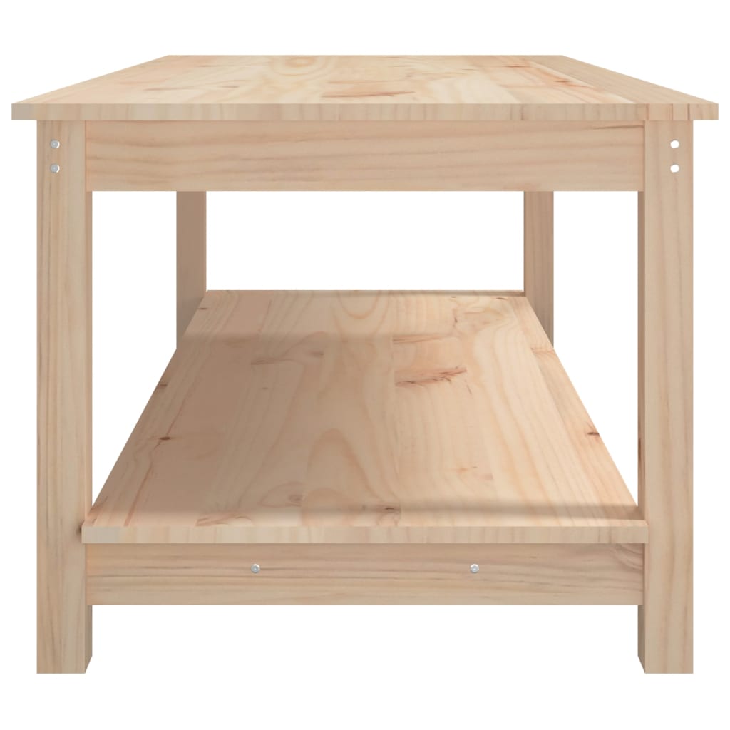 Salontafel 110X55X45 Cm Massief Grenenhout