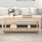 Coffee table 110x55x45 cm solid pine wood
