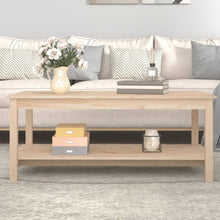 Salontafel 110X55X45 Cm Massief Grenenhout