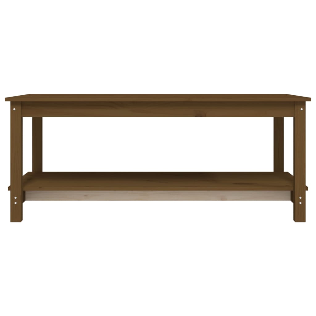 Salontafel 110x55x45 cm massief grenenhout honingbruin 110 x 55 x 45 cm Honingbruin