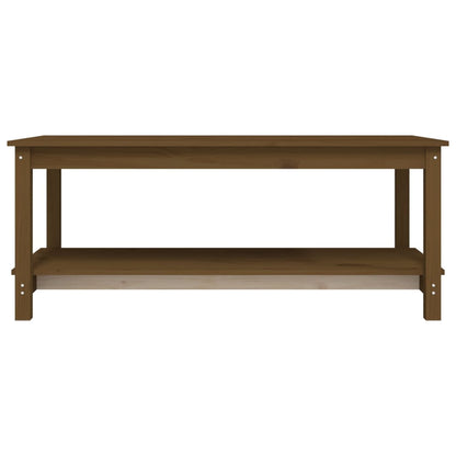 Salontafel 110x55x45 cm massief grenenhout honingbruin 110 x 55 x 45 cm Honingbruin
