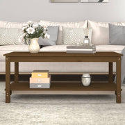 Coffee table 110x55x45 cm solid pine honey brown