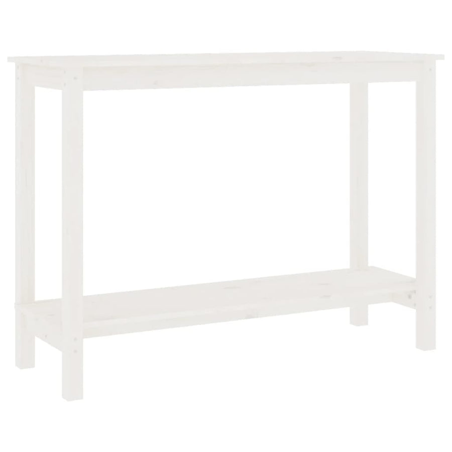 Wandtafel 110X40X80 Cm Massief Grenenhout Wit