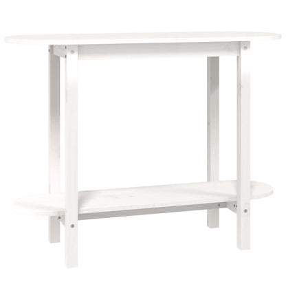 Wandtafel 110X40X80 Cm Massief Grenenhout Wit