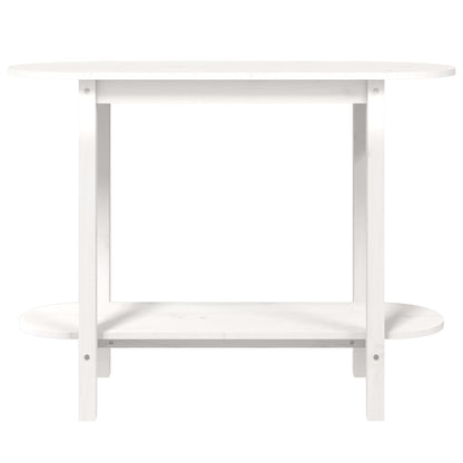 Wandtafel 110X40X80 Cm Massief Grenenhout Wit