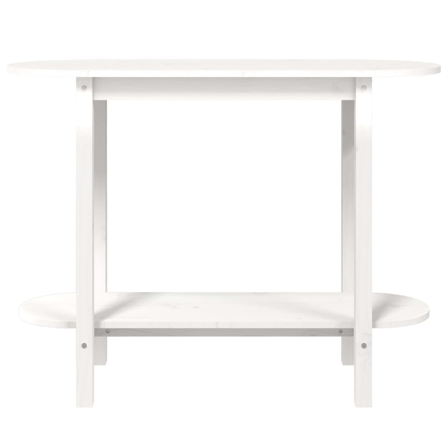 Wandtafel 110X40X80 Cm Massief Grenenhout Wit