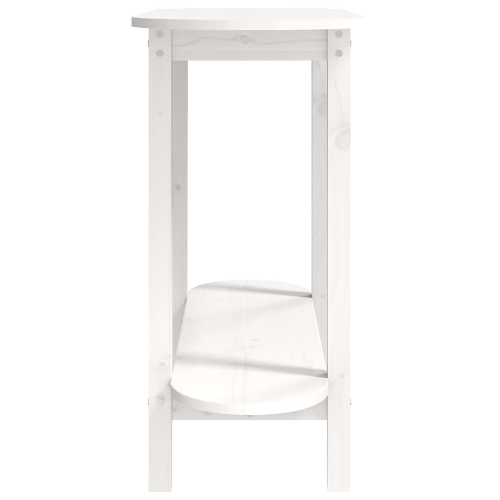 Wandtafel 110X40X80 Cm Massief Grenenhout Wit