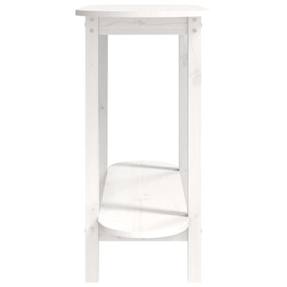 Wandtafel 110X40X80 Cm Massief Grenenhout Wit