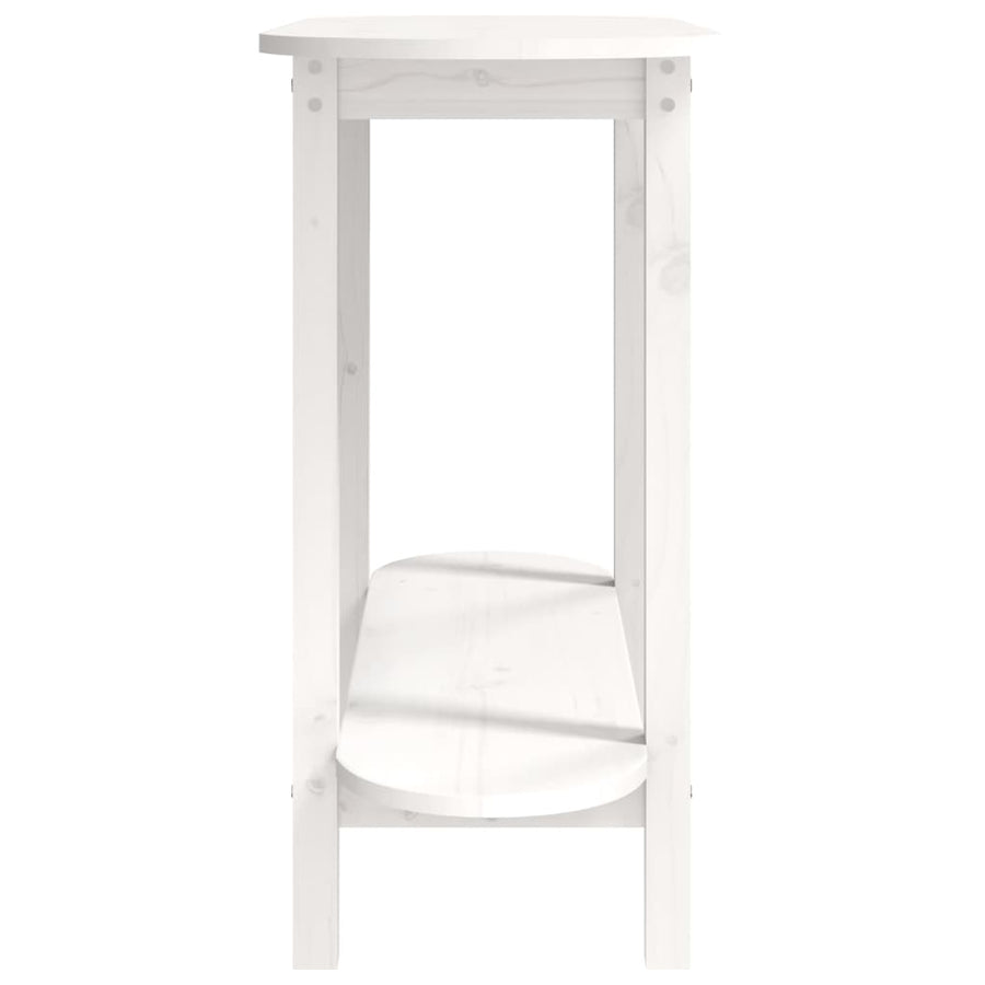 Wandtafel 110X40X80 Cm Massief Grenenhout Wit