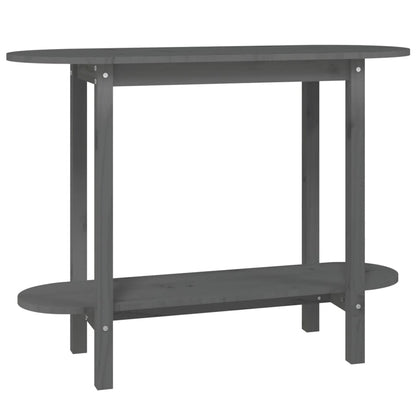 Wandtafel 0X40X80 Cm Massief Grenenhout Grijs