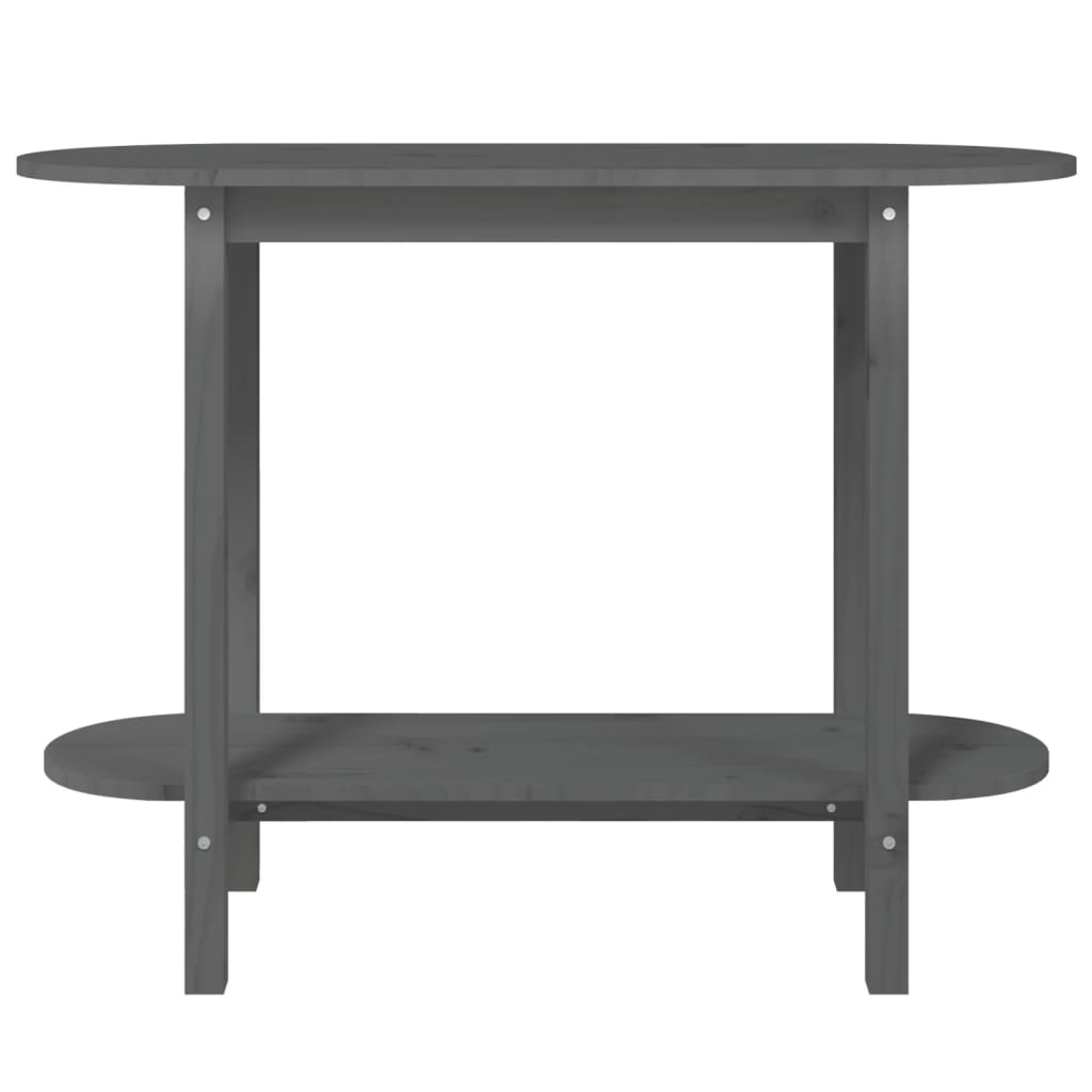 Wandtafel 0X40X80 Cm Massief Grenenhout Grijs