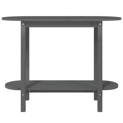 Wandtafel 0X40X80 Cm Massief Grenenhout Grijs