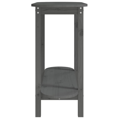 Wandtafel 0X40X80 Cm Massief Grenenhout Grijs