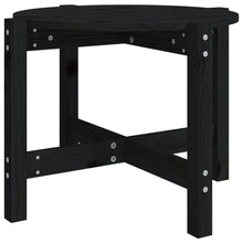 Salontafel Ø 62,5X45 Cm Massief Grenenhout Ø 62.5 x 45 cm Zwart