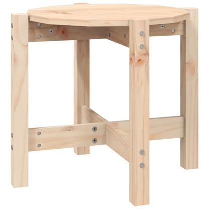 Salontafel Ø 52,5X45 Cm Massief Grenenhout Ø 52.5 x 45 cm Naturel