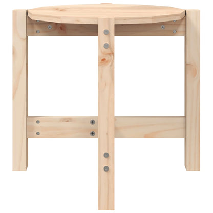 Salontafel Ø 52,5X45 Cm Massief Grenenhout Ø 52.5 x 45 cm Naturel