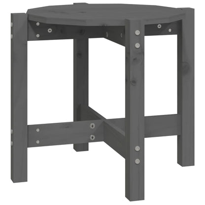 Salontafel Ø 52,5X45 Cm Massief Grenenhout Ø 52.5 x 45 cm Grijs