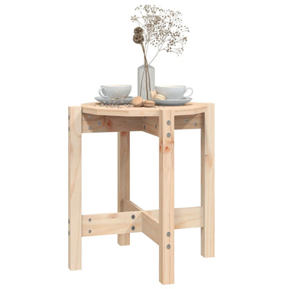 Salontafel Ø 42,5X45 Cm Massief Grenenhout Ø 42.5 x 45 cm Naturel