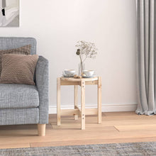 Salontafel Ø 42,5X45 Cm Massief Grenenhout Ø 42.5 x 45 cm Naturel