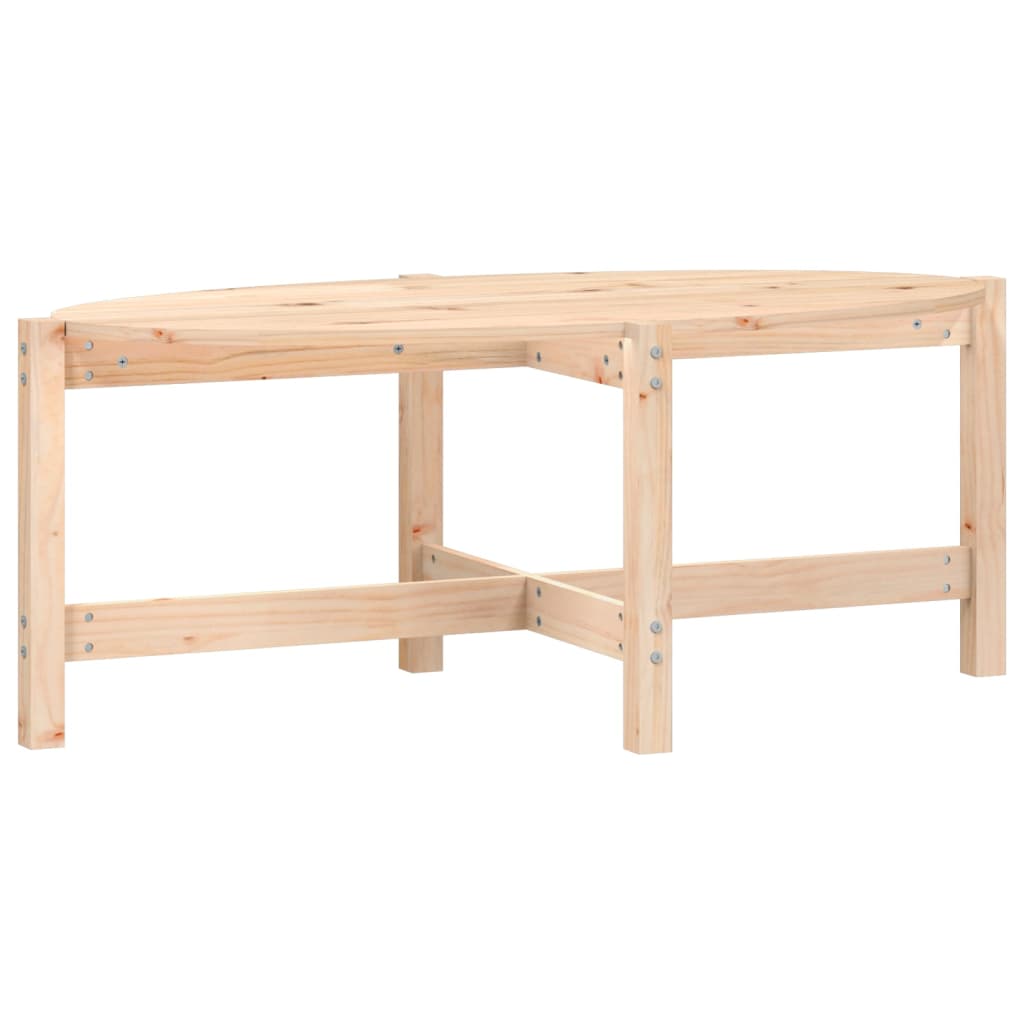 Salontafel Massief Grenenhout 118 x 63 x 45 cm Naturel