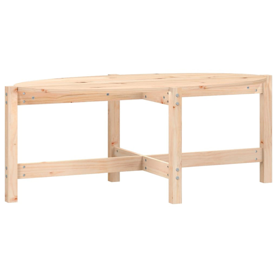 Salontafel Massief Grenenhout 118 x 63 x 45 cm Naturel