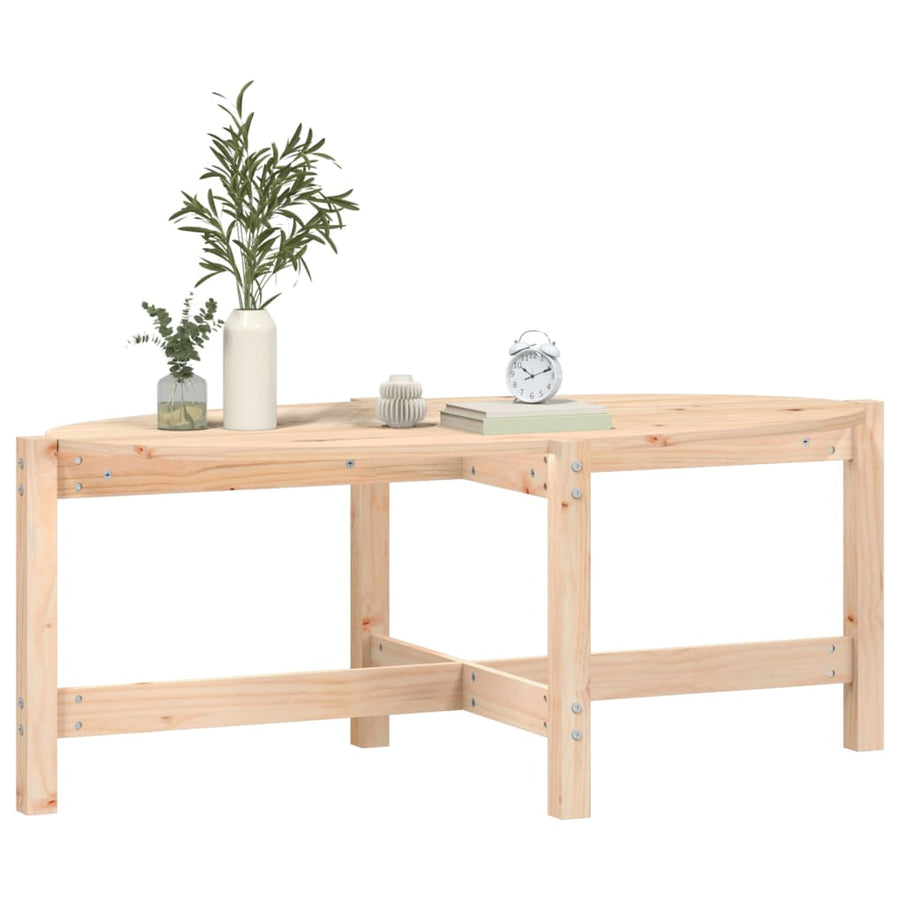 Salontafel Massief Grenenhout 118 x 63 x 45 cm Naturel