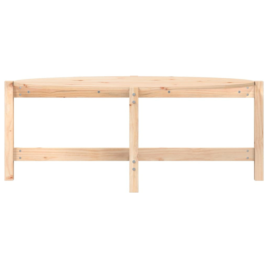 Salontafel Massief Grenenhout 118 x 63 x 45 cm Naturel