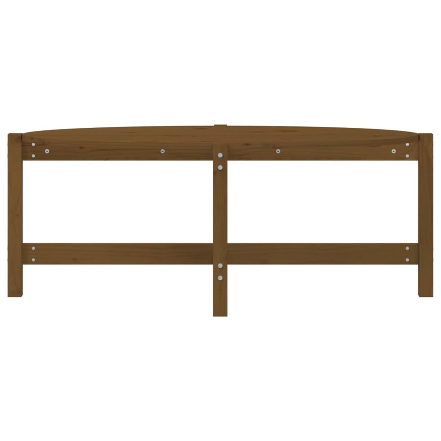 Salontafel 118X63X45 Cm Massief Grenenhout Honingbruin