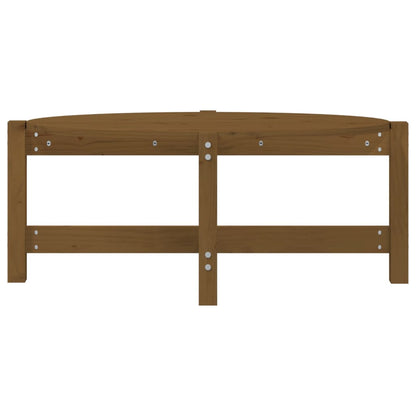 Salontafel Massief Grenenhout 87 x 48 x 35 cm Honingbruin