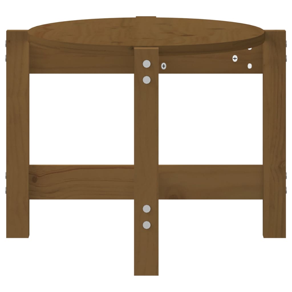 Salontafel Massief Grenenhout 87 x 48 x 35 cm Honingbruin