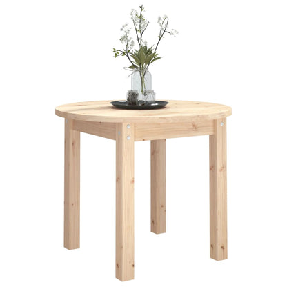 Salontafel Massief Grenenhout Ø 55 x 45 cm Naturel