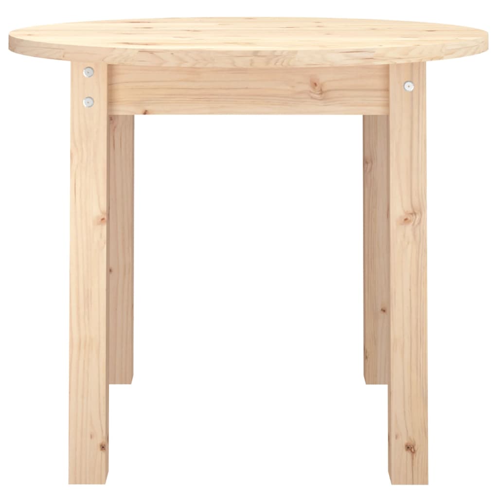 Salontafel Massief Grenenhout Ø 55 x 45 cm Naturel