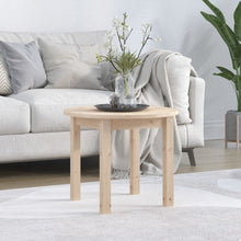 Salontafel Massief Grenenhout Ø 55 x 45 cm Naturel
