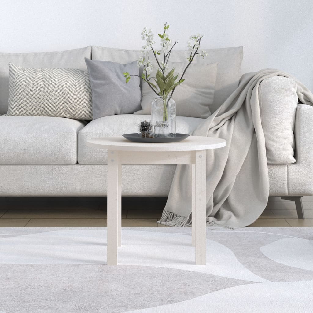 Salontafel Massief Grenenhout Ø 55 x 45 cm