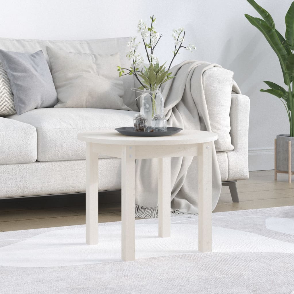 Salontafel Massief Grenenhout Ø 55 x 45 cm