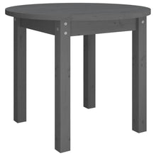 Salontafel Ø 55X45 Cm Massief Grenenhout Grijs