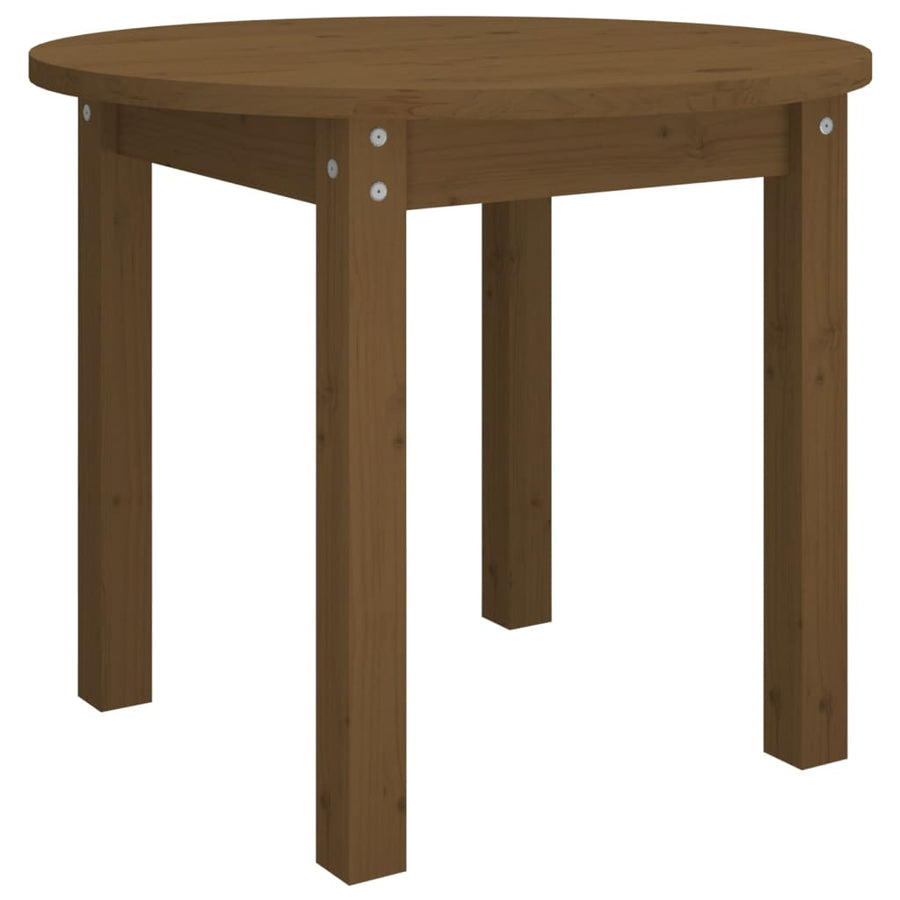 Salontafel Massief Grenenhout Ø 55 x 45 cm Honingbruin