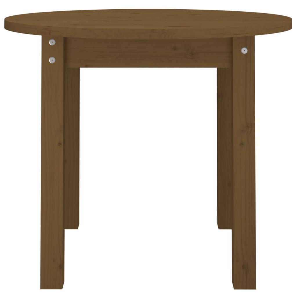 Salontafel Massief Grenenhout Ø 55 x 45 cm Honingbruin