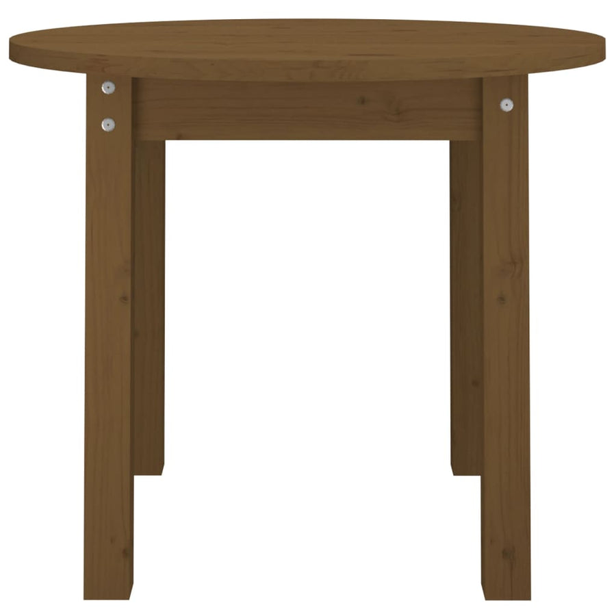 Salontafel Massief Grenenhout Ø 55 x 45 cm Honingbruin