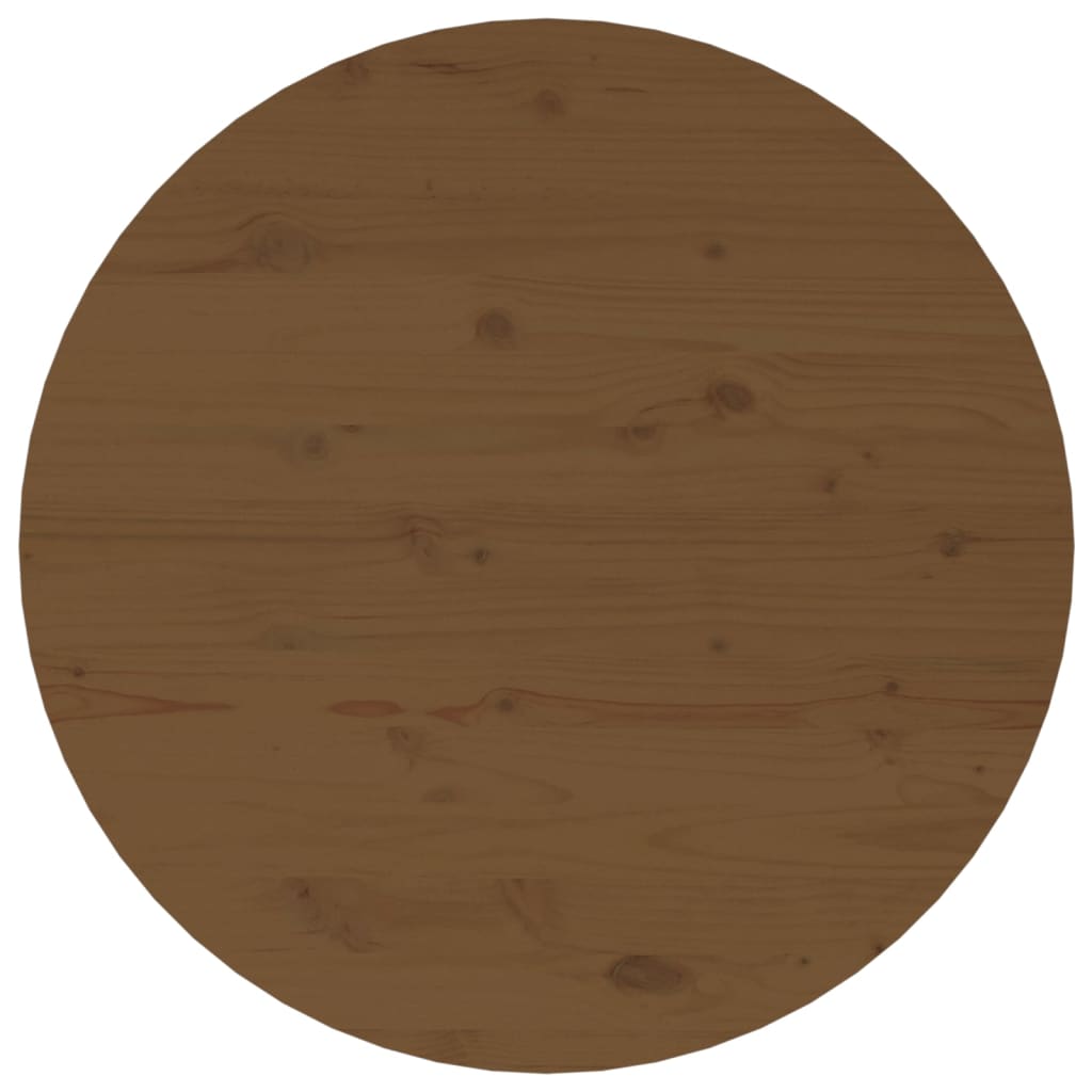 Salontafel Massief Grenenhout Ø 55 x 45 cm Honingbruin