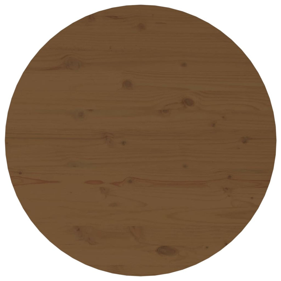 Salontafel Massief Grenenhout Ø 55 x 45 cm Honingbruin