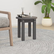Salontafel 35x35 cm massief grenenhout grijs