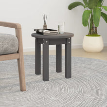 Salontafel Ø 35X35 Cm Massief Grenenhout Grijs