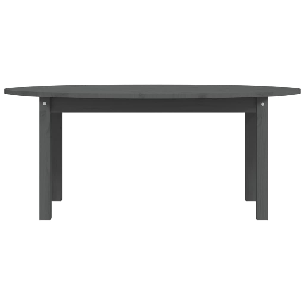 Salontafel 110x55x45 cm massief grenenhout grijs 110 x 55 x 45 cm Grijs