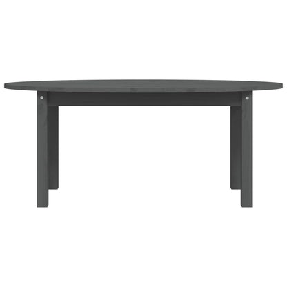 Salontafel 110x55x45 cm massief grenenhout grijs 110 x 55 x 45 cm Grijs