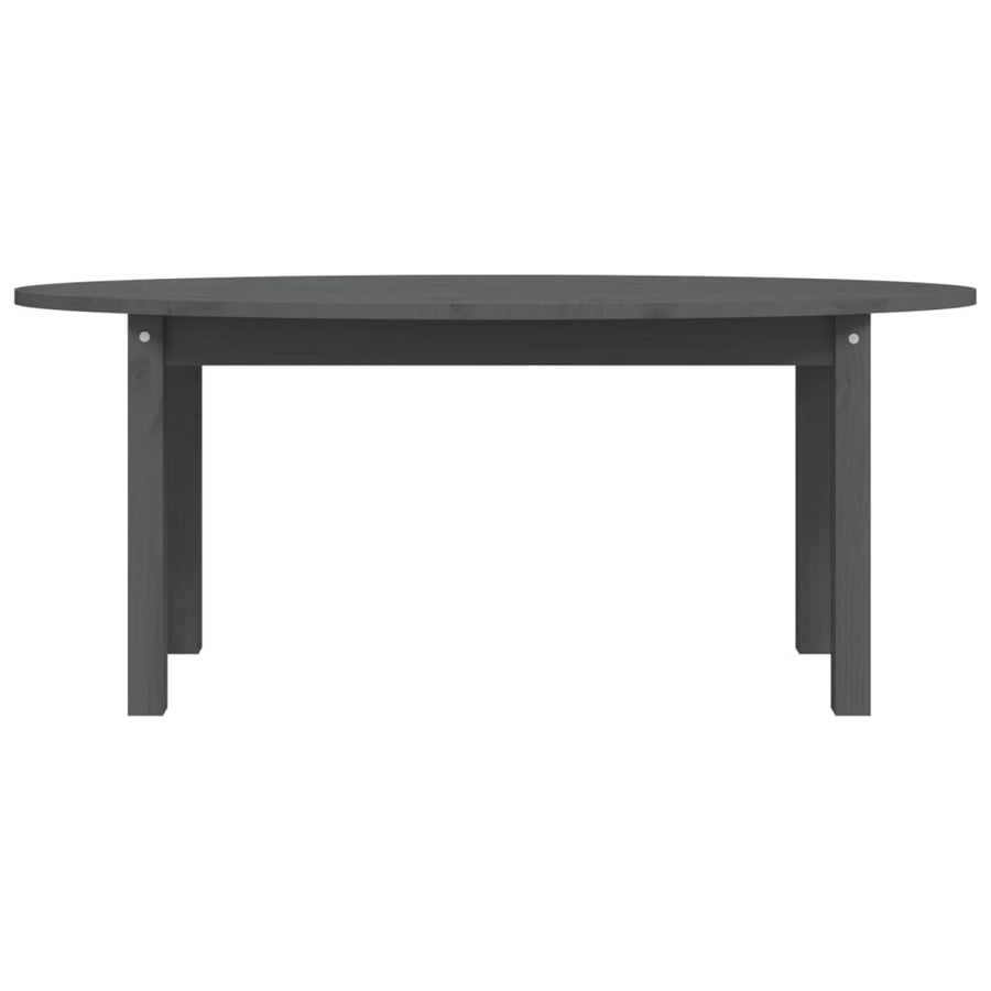 Salontafel 110x55x45 cm massief grenenhout grijs 110 x 55 x 45 cm Grijs
