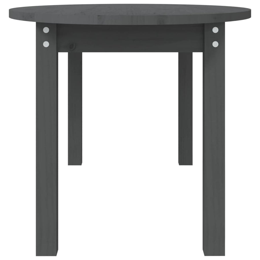 Salontafel 110x55x45 cm massief grenenhout grijs 110 x 55 x 45 cm Grijs