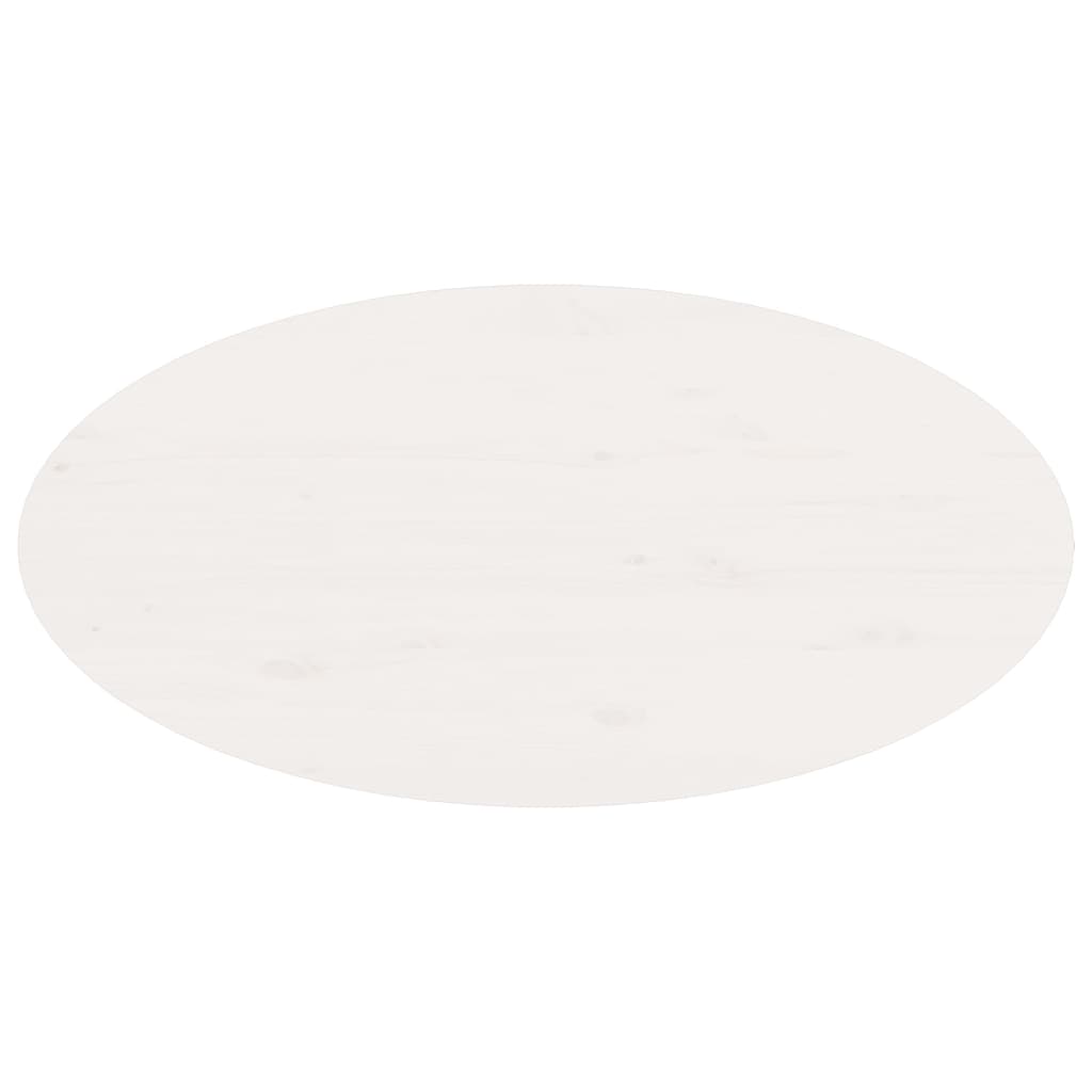 Salontafel Massief Grenenhout 80 x 40 x 35 cm Wit