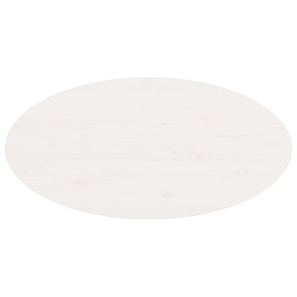 Salontafel Massief Grenenhout 80 x 40 x 35 cm Wit