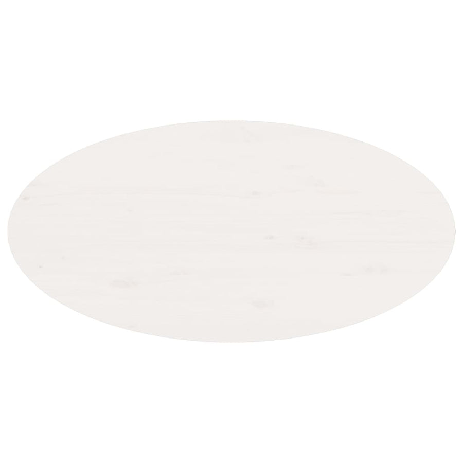 Salontafel Massief Grenenhout 80 x 40 x 35 cm Wit